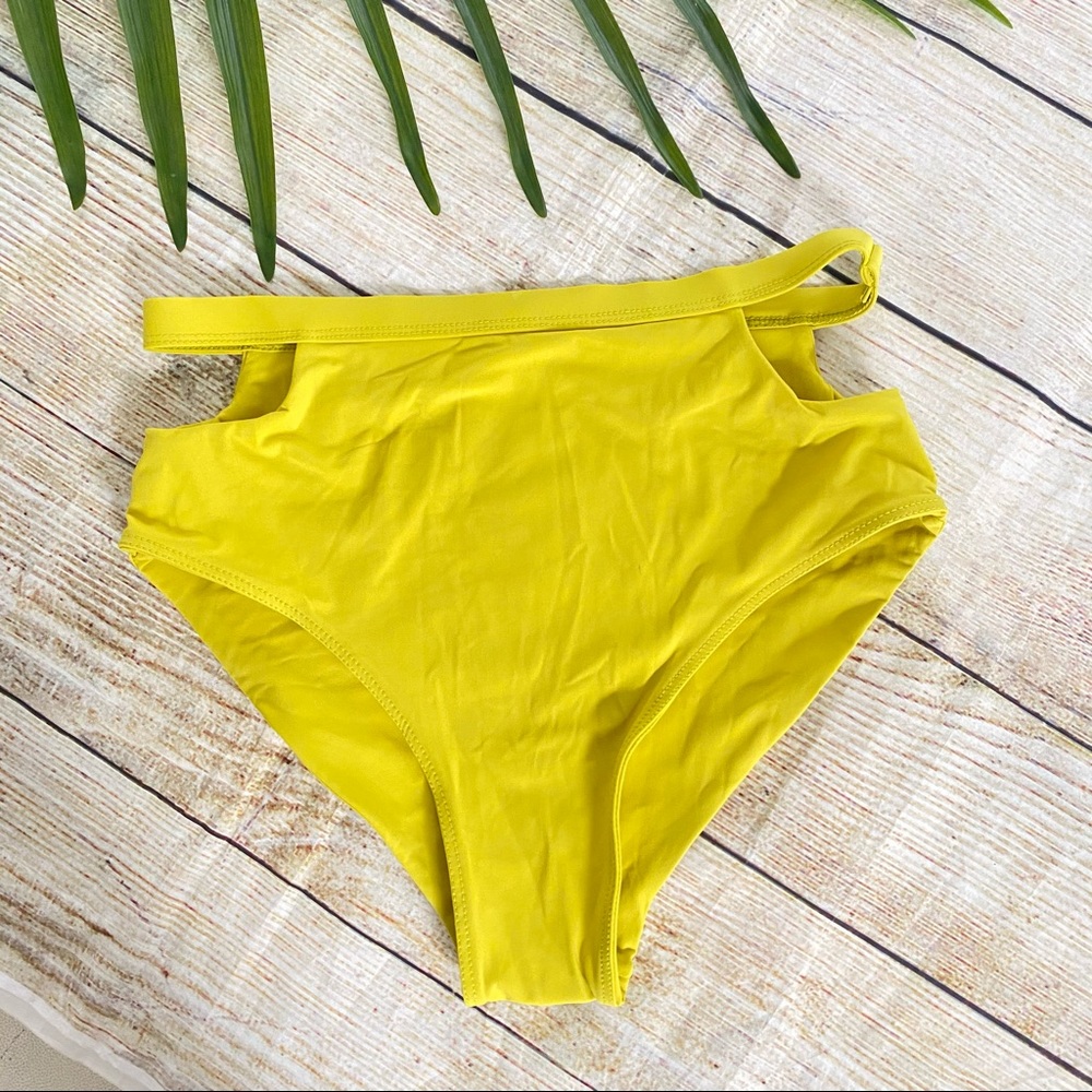 Sweet Pea High Waist Cut Out Bikini Bottom Size XS